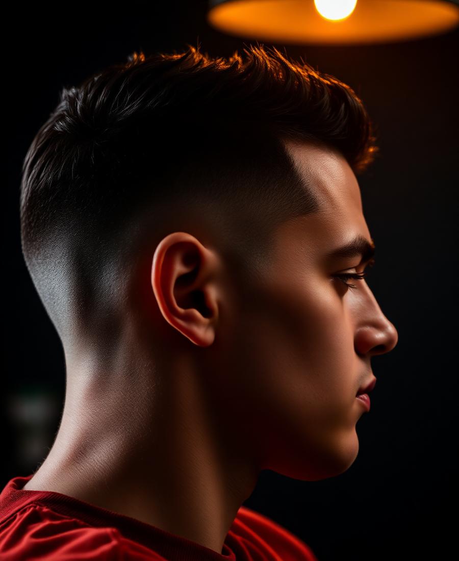 Degradado limpio realizado en Nibux Barber